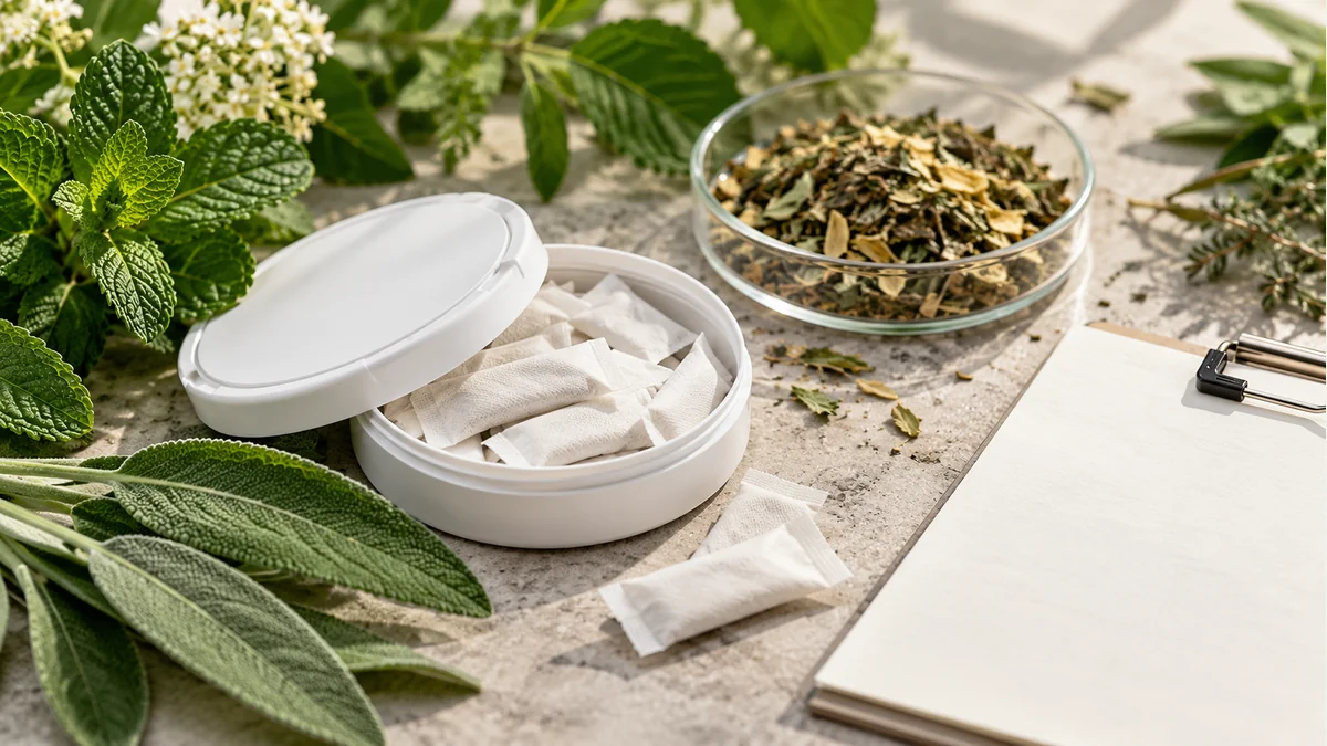 Herbal, plant-based and clean label: define the words in your brief editorial illustration